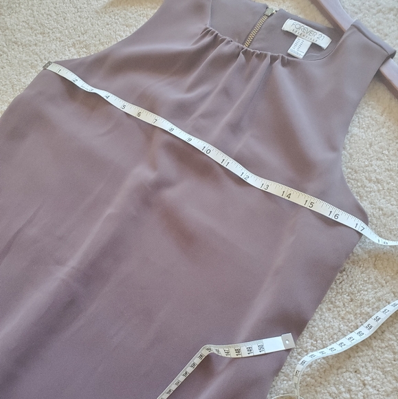 Forever 21 Essentials Gray/Green Career Dress - Picture 4 of 5